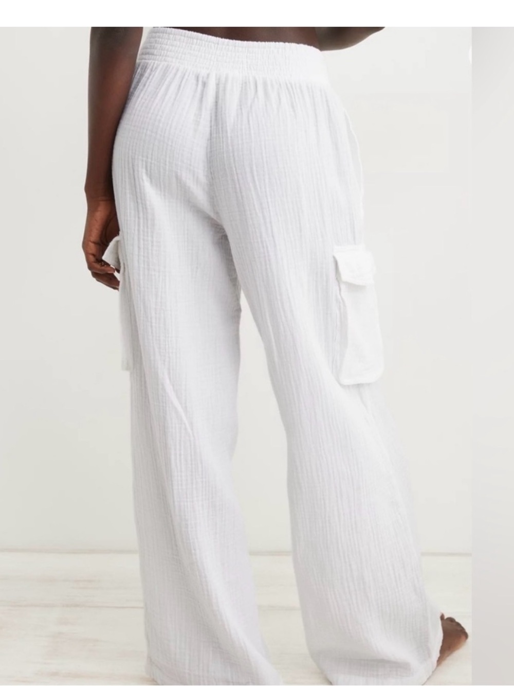 Aerie Gauzy High Waisted Cargo Pant - Picture 2 of 8